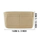 thumbnail image 3 of Organizador de ropa para bebés Organizador para bolsos pequeños Bolso tímido Almacenamiento y acabado Bolsillo interior Bolsa interior Organizador de inserción Se adapta a tamaño mini, 3 of 5