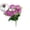 Purple, variant on Artificial Silk Flower Bouquet – 6-Head Fake Floral Arrangement for Wedding Party Home Decor, Beige