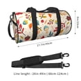thumbnail image 4 of ZICANCN Fall Season Nature Leaf Travel Duffle Bag, Sports Tote Gym Bag Weekenders Bags for Women Men, 4 of 8