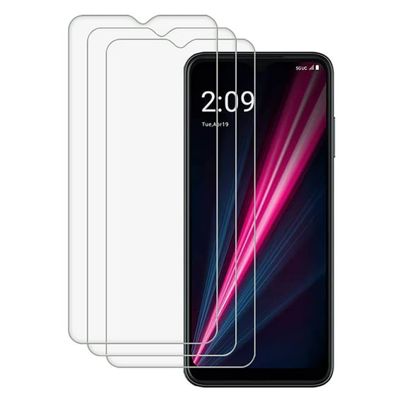 KIQ 3 Pack Regular Tempered Glass for REVVL 6X Pro 5G