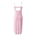 thumbnail image 6 of Womens Nightgowns & Sleepshirts Solid Color Sleeveless high slit Women's Sleepwear, 6 of 6