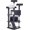 Dark Grey, variant on Made4Pets Cat Tree Tower 56in Cat Tower for Indoor Cats Kitten Tree Multi-Level Cat Tree with 2 Condo Furniture Activity Center with Scratching Posts Funny Toys Kittens Pet Play House, Grey