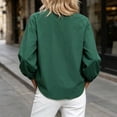 thumbnail image 4 of HAiming Women's Lightweight Jackets Long Sleeve Full Zip Casual Jackets Summer Fall Going out Jackets with Pockets, 4 of 5