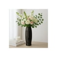 thumbnail image 3 of Ceramic Face Vase for Living Room Decor and Home Accent - Modern Decorative Flower Vase for Entryway, Bedroom, and Office Desk - Perfect for House Decor and Table Displays - 14", Black, 3 of 13
