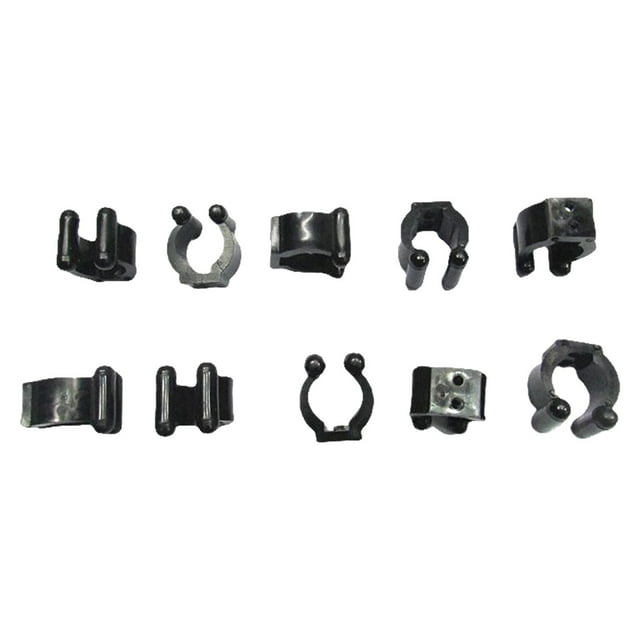 Clips para tacos de billar, 10 piezas, Clip de exposición, Clips de almacenamiento para caña de pescar Medio Cola clips de taco de billar