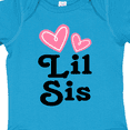 thumbnail image 4 of Inktastic Love Hearts Lil Sis Girls Baby Bodysuit, 4 of 5
