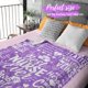 thumbnail image 3 of LHSHID Nurse Week Gifts for Women Purple Throw for Nurses Thank You Appreciation Blanket for The Best Nurse Practitioner Ever 30x40in, 3 of 6