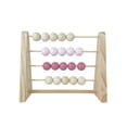 thumbnail image 2 of Milaget Wooden Abacus for Kids Math Math Learning Counters Counting Frame Arithmetic for Pink, 2 of 8