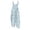 Blue(Floral Print), variant on Overalls for Women Casual Boho Floral Printed Overalls for Women Loose Fit Sleeveless Wide Leg Spaghetti Strap Rompers Blue XXXL