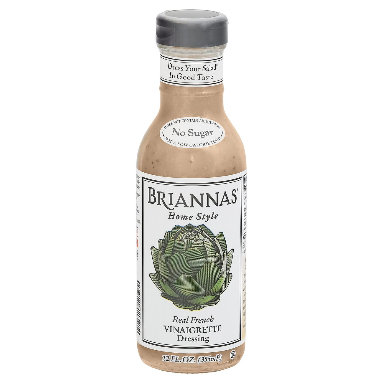 Briannas Home Style Creamy Classic Buttermilk Ranch Salad Dressing, 12 Fl  Oz - Walmart.com