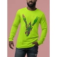 thumbnail image 3 of Old Glory Mens Mardi Gras Crawfish Long Sleeve Graphic T Shirt, 3 of 6