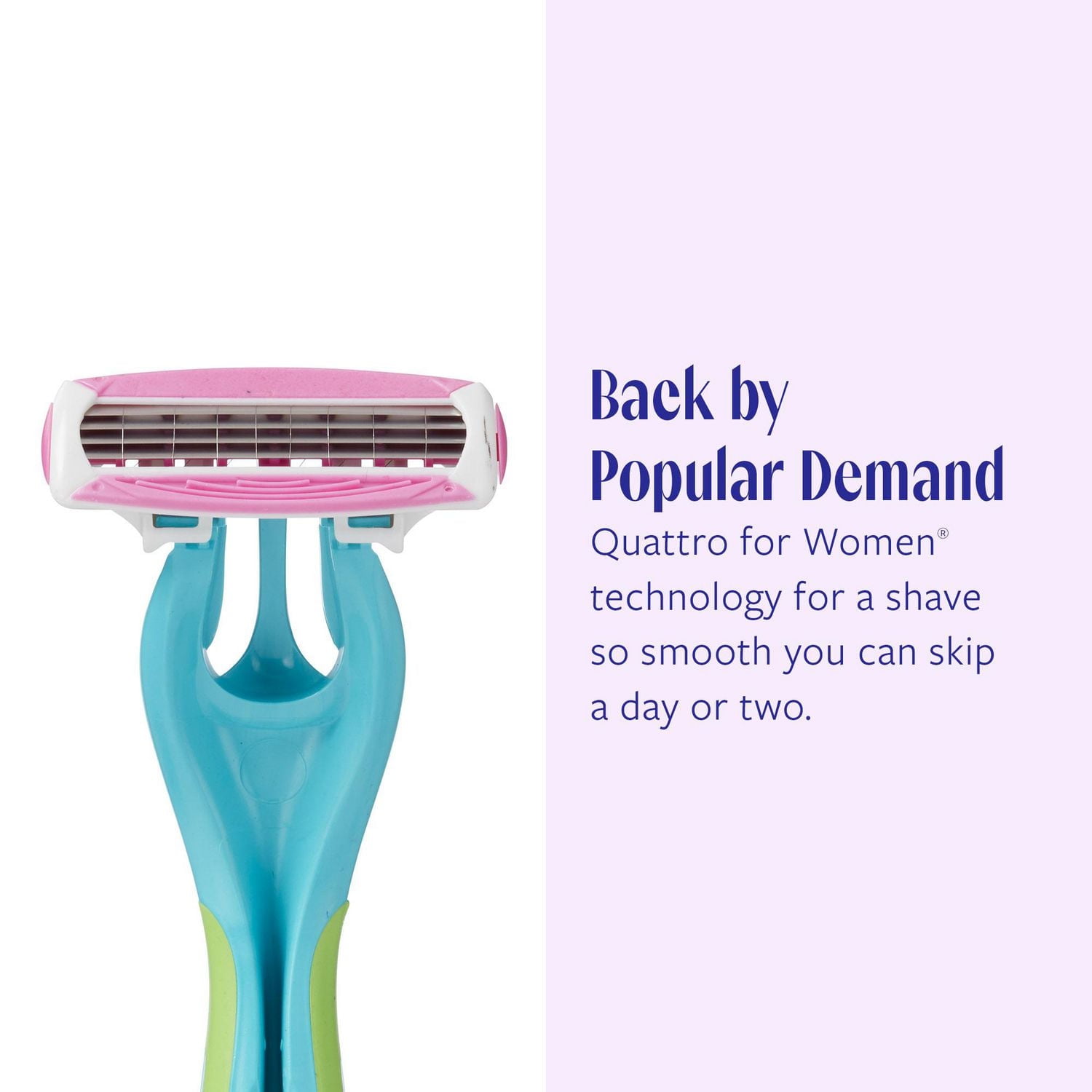 Rasoirs jetables à 4 lames au parfum Coconut DelightMC de marque Skintimate® 4 ct