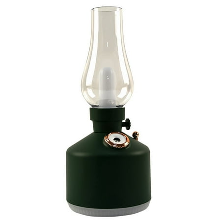 

Flame Humidifier Wireless Diffuser USB Rechargeable Essential Oil Lights Mist for Gift Dark Green