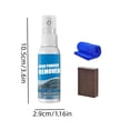thumbnail image 2 of Coollooc Iron Powder Remover Spray with Cleaning Cloth and Sponge, Multi-Functional Quick-Acting Rust Removal Spray, Rust Remover Spray for Metal, Tools, Cars, Chains(1Pcs,30ml), 2 of 6