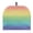 Rainbow Gradient, variant on HELLHERO Polyester Canvas Teapot Dust Cover Tropical Floral Border Keep Warm Keep Warm for Mom