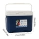 thumbnail image 4 of 6L Montado en Vehículo Camping Al Aire Libre Picnic Conveniente Refrigerador Caja Aislada Puesto Comercial Preservación Alimentos Almacenamiento en Cubo Hielo Portátil (azul), 4 of 9
