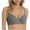 Gray, variant on Push Up Bra for Women Lightly Lined Underwire Bralette Comfortable Full Coverage Bra Adjustable Lift Support Everyday Bras Black XXL