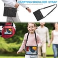 thumbnail image 5 of KOMI for iPad 9th/ 8th/ 7th Generation Case (iPad 10.2 inch Rugged Case 2021/2020/2019) with Screen Protector, Rotating Stand/Pencil Holder/Carrying Shoulder Strap Ring Kickstand Carnival Night-Black, 5 of 5