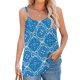 thumbnail image 2 of Camiseta Sin Mangas Para Mujer, Camisetas Sin Mangas, Camisola, Blusa Holgada Con Estampado Odeerbi ODB166108, 2 of 6
