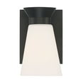 thumbnail image 6 of Nuvo Lighting Caleta - 1 Light Sconce with Cylindrical Glass - Black Finish, 6 of 7