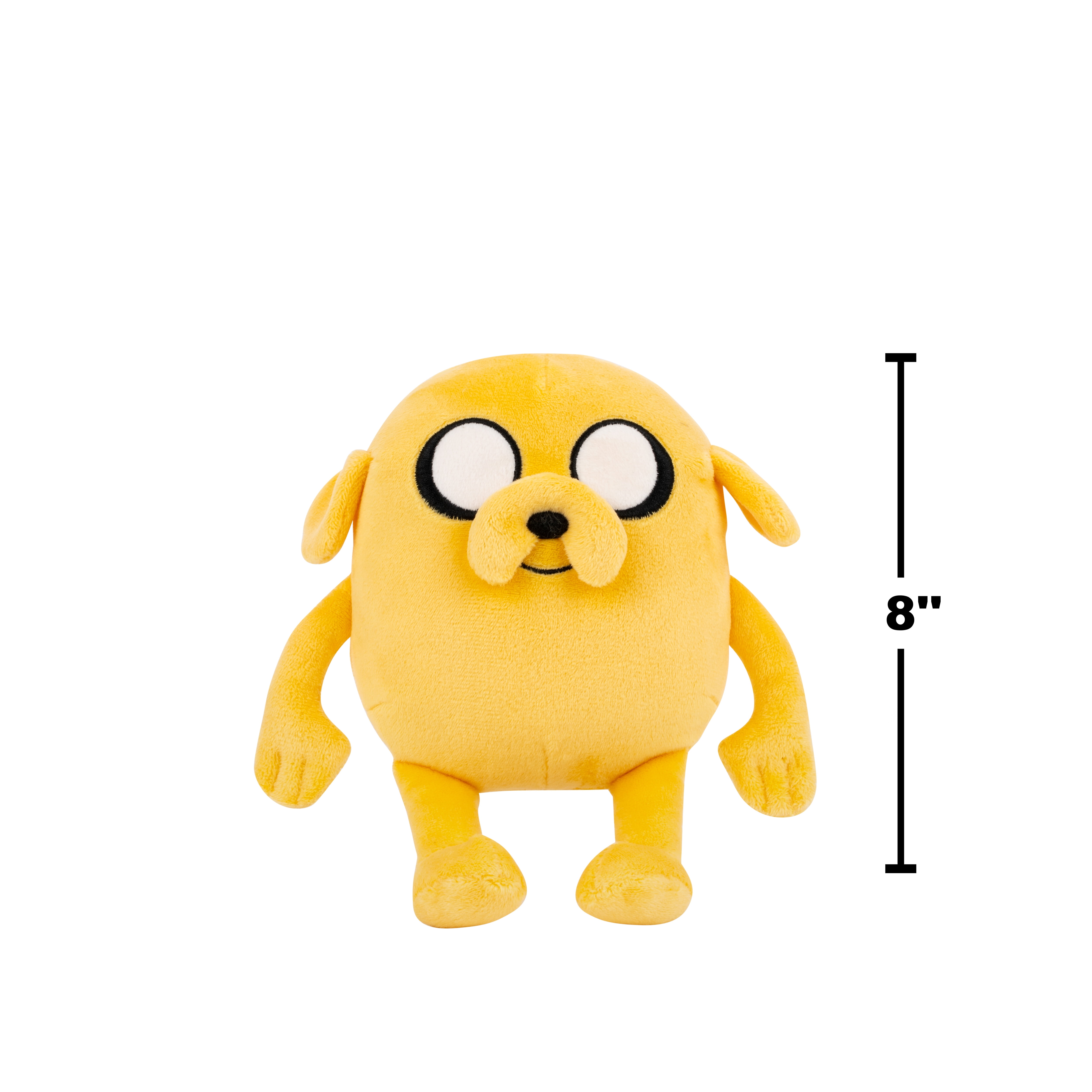 Warner Bros. Discovery 8 inch Jake the Dog Plush from Adventure Time - Super-soft and Huggable Plush Toy