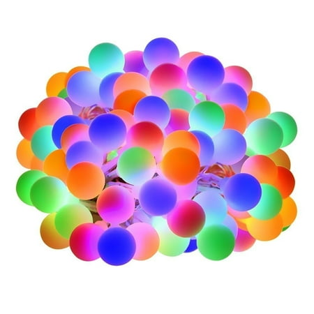 - LE 33ft 100 LEDs Globe String Lights, Multi-Color Christmas Decorative Lights