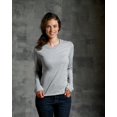thumbnail image 2 of Bella Canvas T-Shirt à Manches Longues en Jersey pour Femmes, m, Rouge, 2 of 2