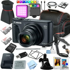 Canon Powershot SX740 HS Compact Camera with 20.3 MP, 4x Digital Zoom, Black (International Version)