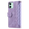 thumbnail image 6 of Dteck for Apple iPhone 11 Case,Full Protection Zipper Purse Magnetic Closure Folio Card Slots Wallet Kickstand Phone Cover with Wrist Strap & Shoulder Strap,Purple, 6 of 14