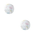 thumbnail image 4 of Bewildely Cubierta de ventilador eléctrico Cubiertas a prueba de polvo Sala de estar Escudo Corazón rosa Flor 2piezas Bewildely CBP064225, 4 of 5