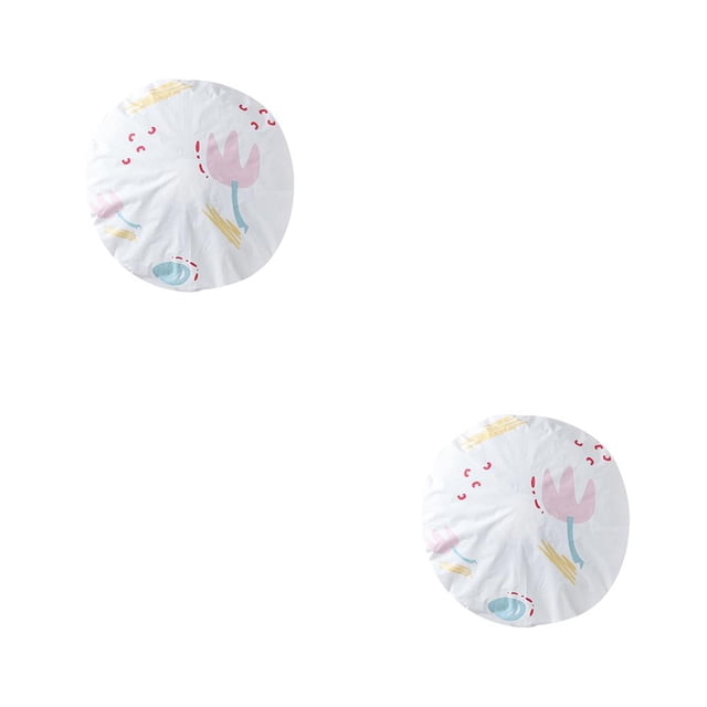 Wosthever Cubierta de ventilador eléctrico Cubiertas a prueba de polvo Sala de estar Escudo Corazón rosa Flor 2piezas Wosthever CBP064225