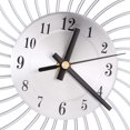 thumbnail image 3 of Large Decorative 3D Iron Art Wall Clock Non-ticking Modern Wall, 3 of 8