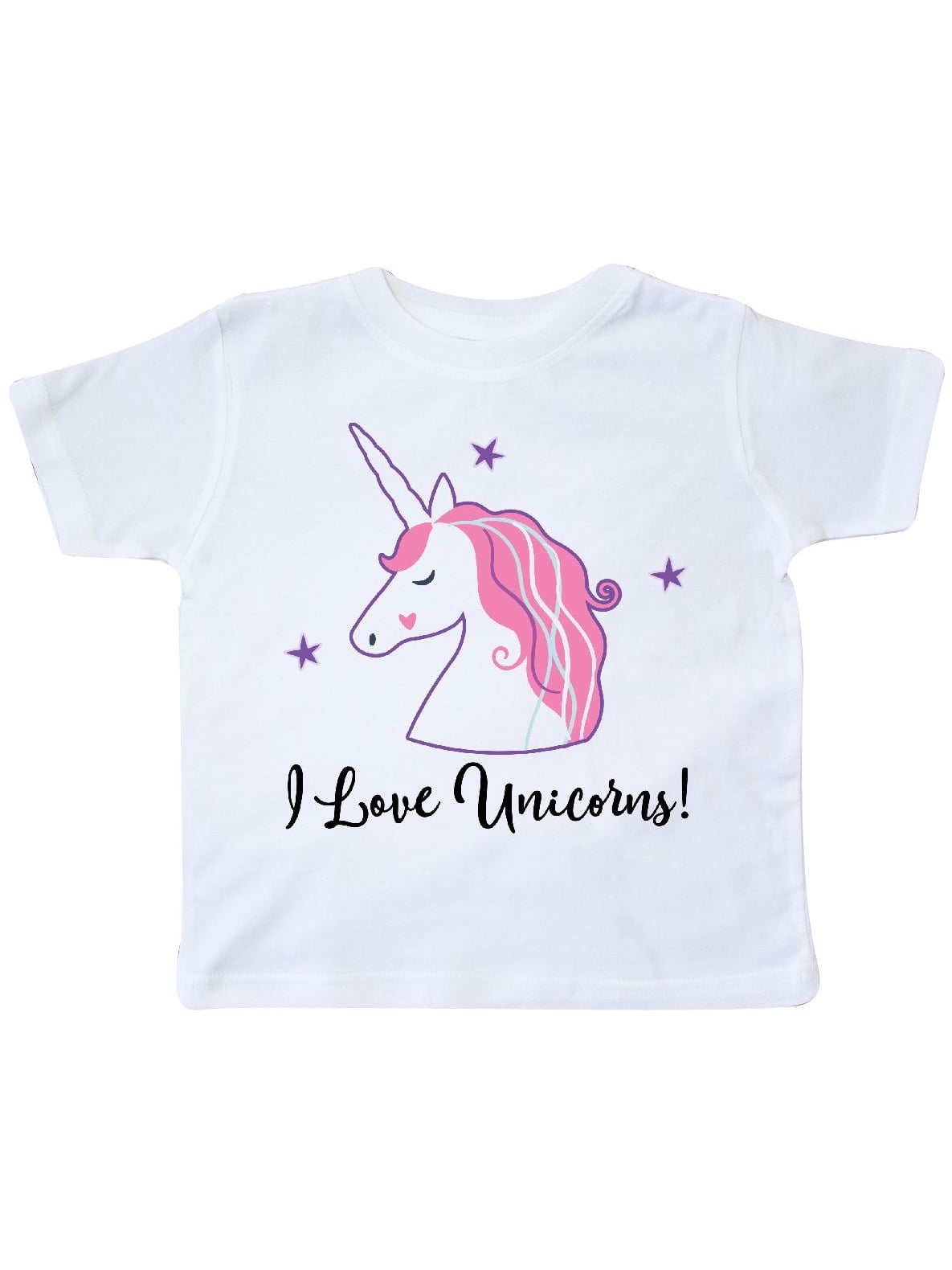 inktastic Unicorn Face Toddler T-Shirt