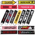thumbnail image 2 of LLavero de cadena de moda, llaveros de lanzamiento, Bijoux para motocicletas y coches, bordado personalizado, 3 uds., 2 of 4