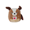 Squishmallows Official Kellytoys Plush 5 Inch Bernie the St. Bernard Dog with hot chocolate Valentines Edition Ultimate Soft Stuffed Toy