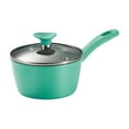thumbnail image 2 of Tramontina Solara 14-Piece Aluminum Ceramic Nonstick Cookware Set with Utensils & Glass Lids, Induction-Ready, Oven & Dishwasher Safe - Teal, 2 of 15