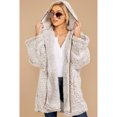 thumbnail image 4 of Women Leave Them Waiting Dark Gray/Light Grey/Brown Wubby Coat, 4 of 5