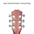 thumbnail image 3 of Amdohai 6pcs Sealed Guitar String Pegs Locking Tuners 3L3R Tuning, 3 of 8