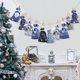 thumbnail image 3 of Bolsa de calendario de adviento de Navidad, bolsas de regalo con Clips para colgar en la pared, con cordón, cuenta regresiva, 24 días, 2023, 3 of 4
