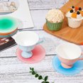 thumbnail image 2 of Posavasos de Color degradado para taza de piezas, posavasos de acrílico, almohadilla para taza y taza, 1 unidad, 2 of 5