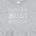 thumbnail image 4 of Inktastic I Love You Most Ardently Austen Girls Baby Dress, 4 of 5