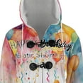 thumbnail image 4 of Happy Birthday to Exotic Shorthair Kitten Party Balloons Cake All Over Print 3D Hooded Duffle Toggle Coat Cat Lover Kitten Owner Gifts - 00027, 4 of 6
