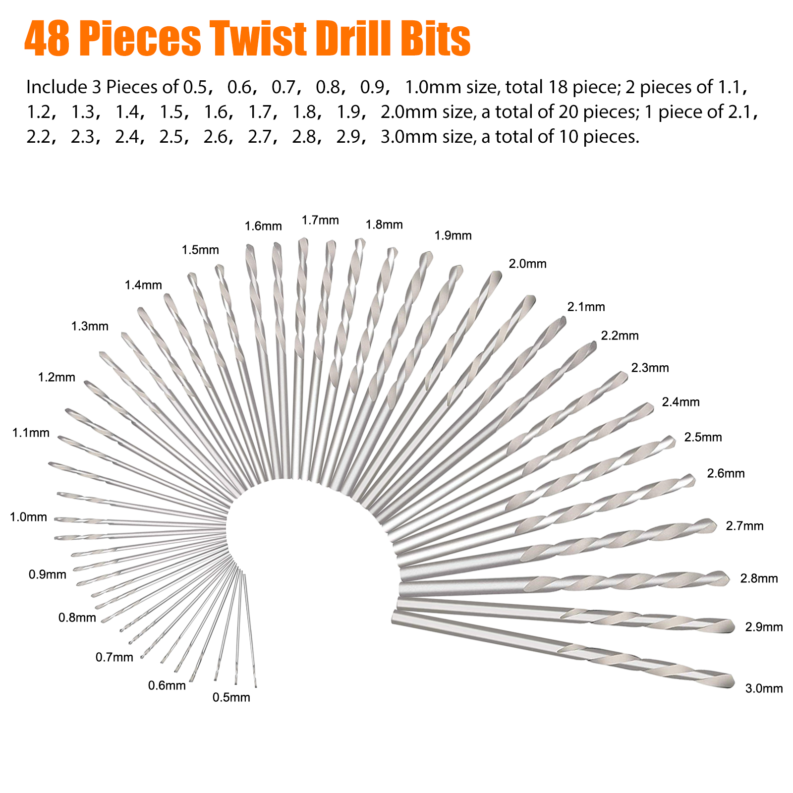 49-in-1 Rotary Hand Twist Drill Set – Precision Pin Vise With Micro Bits 0.5-3mm