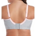 thumbnail image 3 of Women's Plus-Size Soft Cup Sports Bra, GD-GD6910, 42DD, GRAY HEATHER, 3 of 4