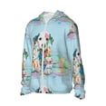 thumbnail image 2 of Daiia A Funny Little Dalmatian Puppy UPF 50+ Sun Protection Hoodie Jacket Lightweight Long Sleeve Sun Shirt for Women Men with Pocket Hiking Outdoor-X-Large, 2 of 9