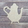 thumbnail image 2 of 6"Fancy Teapot, Unfinished Wood Art Shape by Wooden Craft Cutouts, 2 of 2