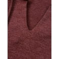 thumbnail image 6 of Seyurigaoka Women Juniors Casual Hoodie, Long Sleeve Stripe Printed Pattern Loose Hem Sweatshirt, 6 of 10