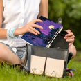 thumbnail image 5 of FORMRS 1-Subject Spiral Notebook 8" x 5" College Ruled 60 Refillable Sheet A5 Hard Cover, 2 Pack, Purple Street, 5 of 7