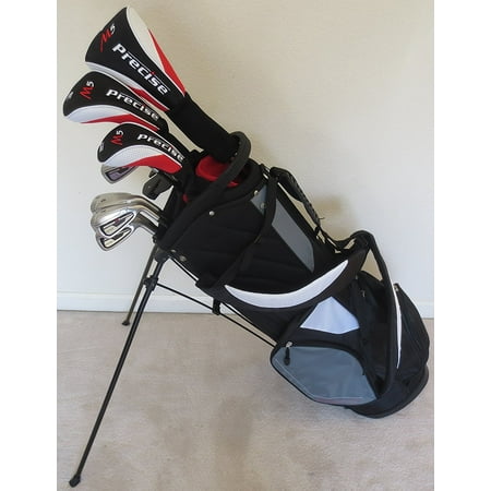 Tall Mens Golf Set Complete All Graphite Shafts Taylor Fit Driver, Fairway Wood, Hybrid, Irons, Putter, Stand Bag Custom Made Clubs +1