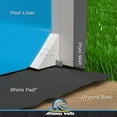 thumbnail image 5 of Rhino Pad Oval Above Ground Swimming Pool Cloth Liner Guard, 18' x 40', 5 of 8